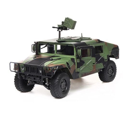 Dark Slate Gray HG P408 Upgraded Light Sound Function 1/10 2.4G 4WD 16CH RC Car U.S.4X4 Military Vehicle Truck without Battery Charger
