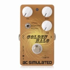 Sienna Caline CP-35 Golden Halo Pedal Guitar True Bypass Design AC SIMULATED Guitar Accessories Caline Guitar Parts
