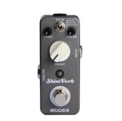 Dim Gray MOOER MRV1 ShimVerb Guitar Effects Pedal Reverb Pedal with 3 Reverb Modes
