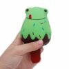 Sanqi Elan Frog Popsicle Ice-lolly Squishy 12*6CM Licensed Slow Rising Soft Toy With Packaging