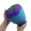 Midnight Blue Huge Squishy Strawberry 19.5cm Kawaii Cute Soft Giant Solw Rising Toy With Packing