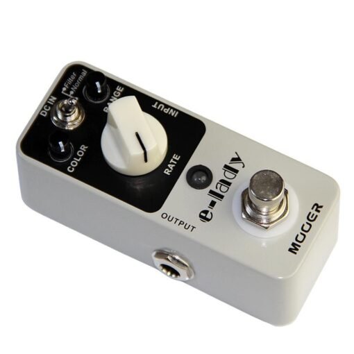 Gray MOOER e-lady Analog Flanger Guitar Effect Pedal 2 Modes True Bypass Full Metal Shell Classic Analog Flanger Sound