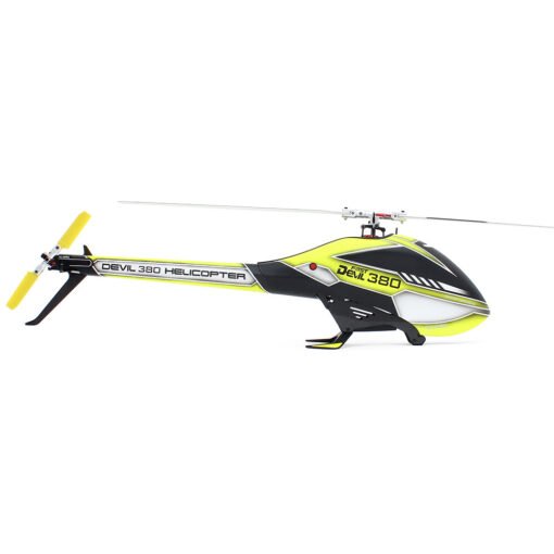 Khaki ALZRC Devil 380 FAST FBL 6CH 3D Flying RC Helicopter Standard Combo With 3120 Pro Brushless Motor 60A V4 ESC