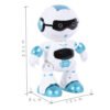 Black LeZhou Smart Touch Control Programmable Voice Interaction Sing Dance RC Robot Toy Gift For Children