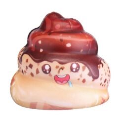 Chocolate Poo Squishy 8CM Yummy Expression Kawaii Jumbo Gift Collection With Packaging - Toys Ace