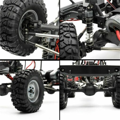 RGT 137300 1/10 2.4G 4WD RC Car with Front LED Light Electric Off-Road Crawler Vehicles RTR Model