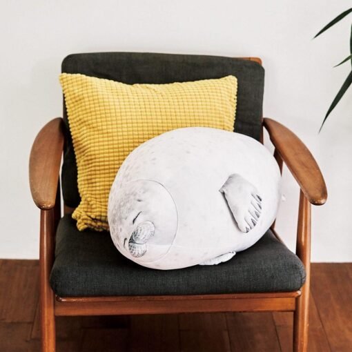 The Popular YOU+MORE Chubby Seal Pillow Yuki-chan And Arare- chan Soft Bean Bag Pillow Cute Sea Lion Plush Toys Sea World Animal Dolls For Kids - Toys Ace