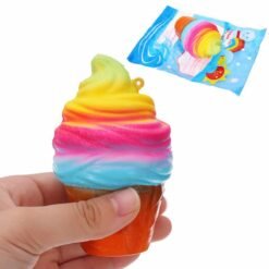 YunXin Squishy Ice Cream 10cm Slow Rising With Packaging Phone Bag Strap Decor Gift Collection Toy - Toys Ace