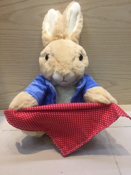 Peter Rabbit figurine will speak the rabbit electric plush toy (Brown 27cm) - Toys Ace