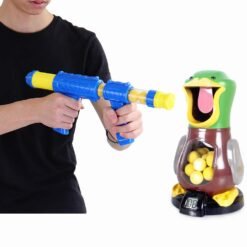 Royal Blue Amusement Park Toy Shooting Trainning Novelties Toys Kid Funny Target Toy Gun With Soft Bul lets
