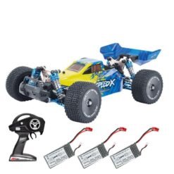 XLF F16 RTR with Two/Three Battery 1/14 2.4G 4WD 60km/h Metal Chassis RC Car Full Proportional Vehicles Model - Toys Ace