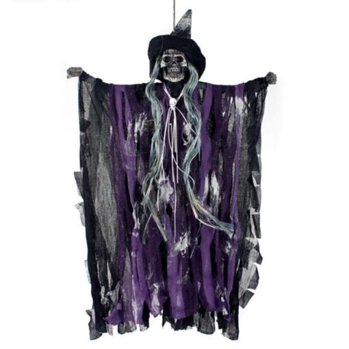 Dark Slate Gray Halloween Party Home Decoration Electric Voice Caption Small Hat Horrid Scare Scene Toys Props