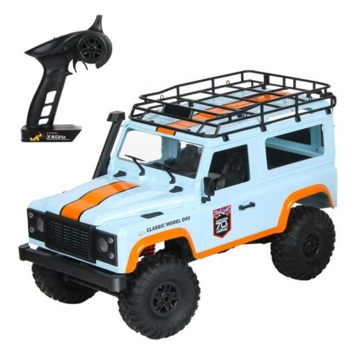Lavender MN 99 2.4G 1/12 4WD RTR Crawler RC Car Off-Road Truck For Land Rover Vehicle Model Two Battery