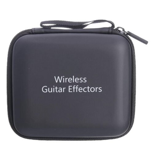 Dark Slate Gray Gitafish K38 UHF 10 Variable Channels Wireless Guitar Effects Pedal Bluetooth Transmission System Transmitter Receiver with Built-in Lithium Rechargeable Battery for Electric Guitar