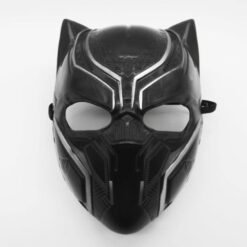 Dark Slate Gray Black Panther/Hulk/Batman PVC Plastic Mask Halloween Performance Props for Children Toys