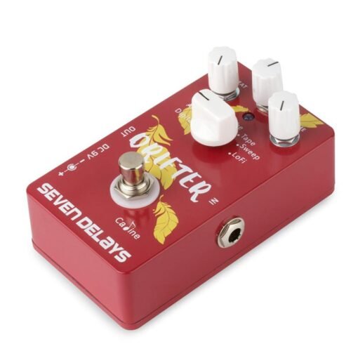 Sienna Caline CP-37 SEVEN DELAYS Multi Delay Guitar Effects Pedal with Digital Circuit True Bypass Pedal