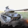 Dark Gray Heng Long 1/16 3839-1 2.4G U.S. M41A3 Wacker Bulldog RC Tank 6.0 Version