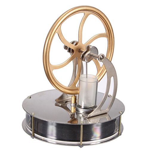 Tan Low Temperature Stirling Engine Motor Temperature Difference Cool Model Educational Toy