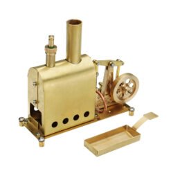 Dark Khaki Microcosm Mini Steam Boiler Steam Engine Model Gift Collection DIY Stirling Engine