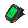 Lime Green LINGTING LT-01 Mini Clip-On Digital Electronic Tuner 360° Rotatable with 2 Backlight LCD Screen for Guitar Bass Ukulele Violin