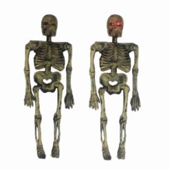 Dark Olive Green Halloween Party Home Decoration Luminous Sound Control Skeleton Honor Scare Scene Props Toys
