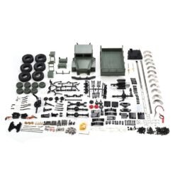 WPL B16KM 1/16 6WD RC Car Metal Kit with 370 Motor Metal Dual Speed Gear Case Gear Drive Shaft Wheels Weight