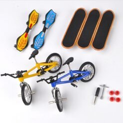 Dark Slate Gray Finger Bike Bicycle And Skateboard Kids Children Wheel Toys Gifts