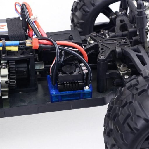Midnight Blue ZD Racing Two Battery 08427 1/8 120A 4WD Brushless RC Car Off-Road Truck RTR Model