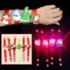 Firebrick Christmas Gift Luminous Wrist Band Cartoon LED Flash Bracelet For Kids Presents Decoration Toys