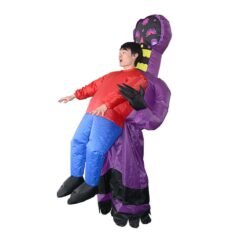 Dark Slate Blue Halloween Spoof Ghosts Inflatable Clothing Party Fancy Inflatable Clothing Toys for Adults