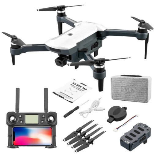 White Smoke AOSENMA CG028 4K HD 16 Megapixel Aerial Drone With 5G Image Transmission GPS Positioning Foldable RC Quadcopter