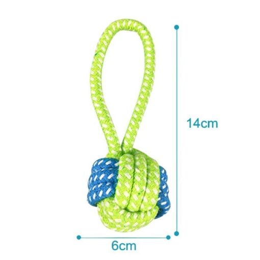 Green Yellow Dog Rope Toys - 7 Variants