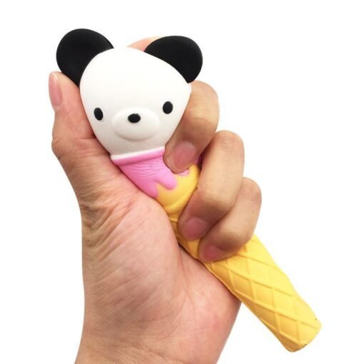 Squishy Pen Cap Ice Cream Cone Animal Slow Rising Jumbo With Pen Stress Relief Toys Student Office Gift - Toys Ace