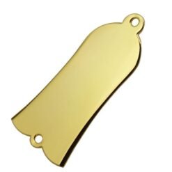Light Goldenrod Guitar Adjustment Lever Cover 2 Holes Iron Core Cover Trapezoidal Iron Core Cover