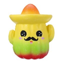 SquishFun Christmas Squishy Cactus 12.5CM Cute Expression Decoration Collection Toys - Toys Ace