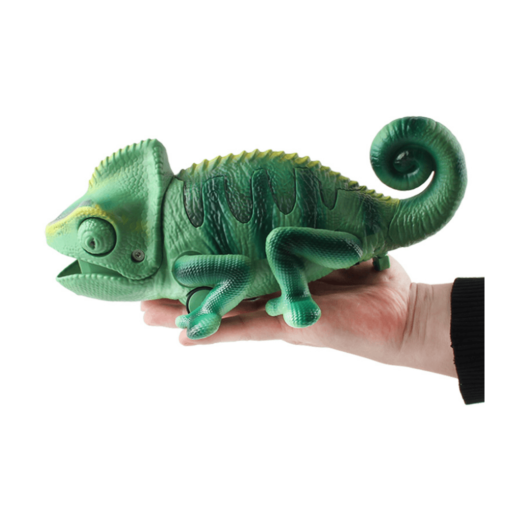 Dark Slate Gray Electric Infrared Remote Control Lights Crawling Chameleon Children's New Strange Bug-catching Tricky Toys