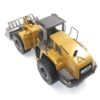 Sandy Brown HuiNa Toys 583 6 Channel 1/18 RC Metal Bulldozer Charging RC Car Metal Edition