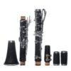 Dark Slate Gray IRIN 17 key Bb Adjustable Gum Wood Clarinet with Case/Bass StripReed/Screwdriver/Gloves