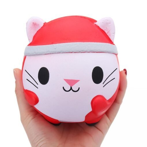 Chameleon Christmas Cat Doll Squishy 12x10x10cm Slow Rising With Packaging Collection Gift Soft Toy - Toys Ace
