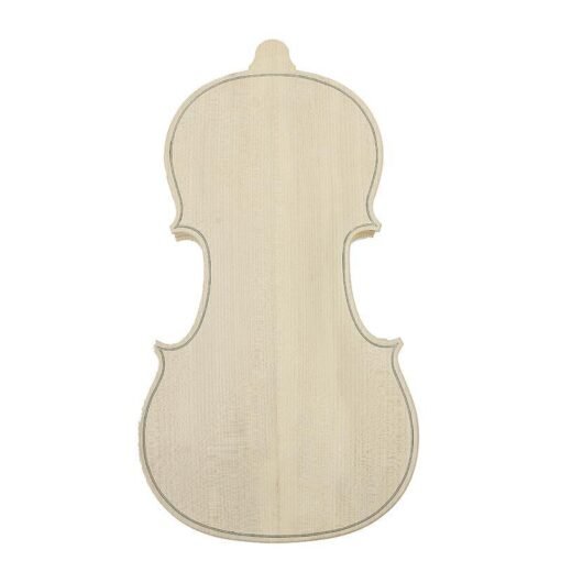 Light Gray DIY Natural Solid Wood Violin Fiddle 4/4 Size Kit Spruce Top Maple Back Fiddle