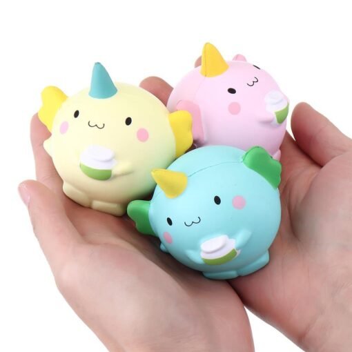 WOOW Squishy 3Pcs Kawaii Unicorn Animal Slow Rising Rebound Toys With Packaging - Toys Ace