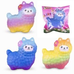 Vlampo Sheep Squishy Cute Alpaca Galaxy Slow Rising Scented Fun Animal Toys Gift - Toys Ace