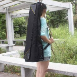 Dark Slate Gray Durable Oxford Fabric Tenor Trombone Gig Bag Carry Bag Shoulder Bag Musical Instrument Case Accessory
