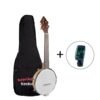 NAOMI Banjolele BanjoUke SideKicks Tenor Banjolele W/Gig Bag + Tuner +Strap BANJOUKE Ukulele Banjo Family Instrument