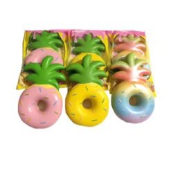 Vlampo Squishy Jumbo Pineapple Donut Licensed Slow Rising Original Packaging Fruit Collection Gift Decor Toy - Toys Ace