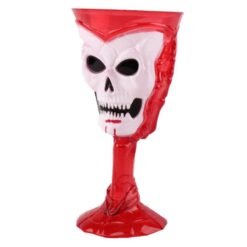 Firebrick Goblet Plastic Skull Cup Bar KTV Party Cocktails Beer Wine LED Luminous Cup Drinkware Halloween Gift