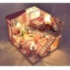 TIANYU TC40 Dream Loft Edition DIY Doll House Hand Assembled Model Creative Gift With Dust Cover - Toys Ace