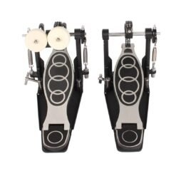 Dark Slate Gray Drum Set Double Bass Pedal Double Hammer Pedal for Drum Musical Instrument Accessories