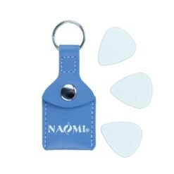 NAOMI Faux Leather Guitar Picks Plectrums Bag