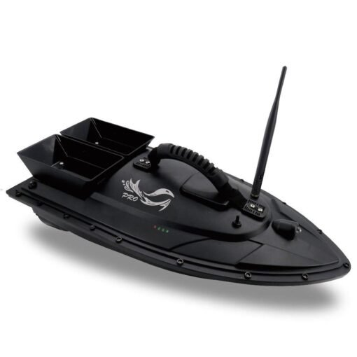 Black Flytec V500 50cm Fishing Bait RC Boat 500M Remote Fish Finder 5.4km/h Double Motor Toys